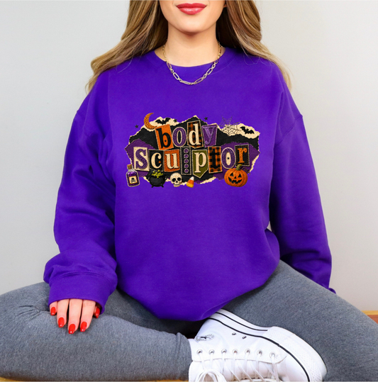 Spooky Body Sculptor Halloween Sweatshirt