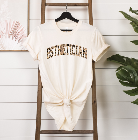Esthetician Leopard Print