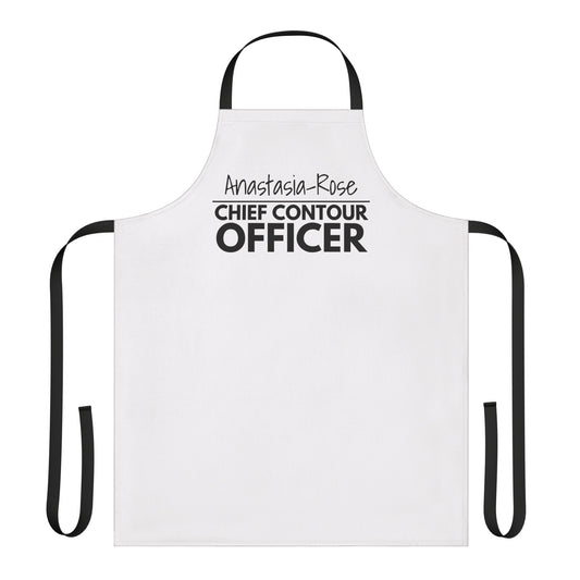 Personalized Chief Contour Officer Apron