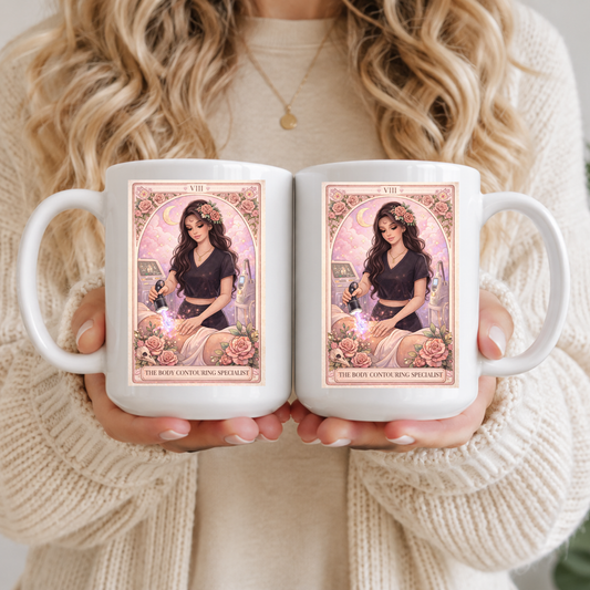 The Body Contouring Specialist Mug Brunette Doll – 15oz (Tarot Collection)