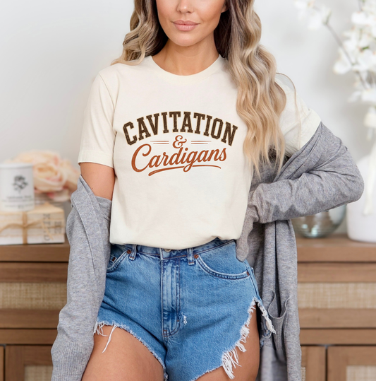 Cavitation & Cardigans Tee