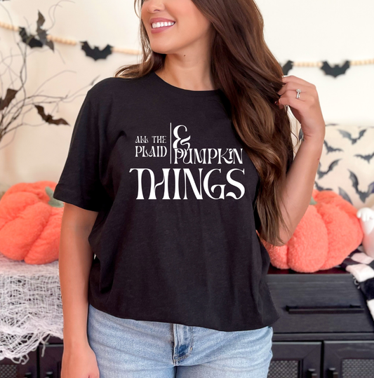 All the Plaid & Pumpkin Things Shirt