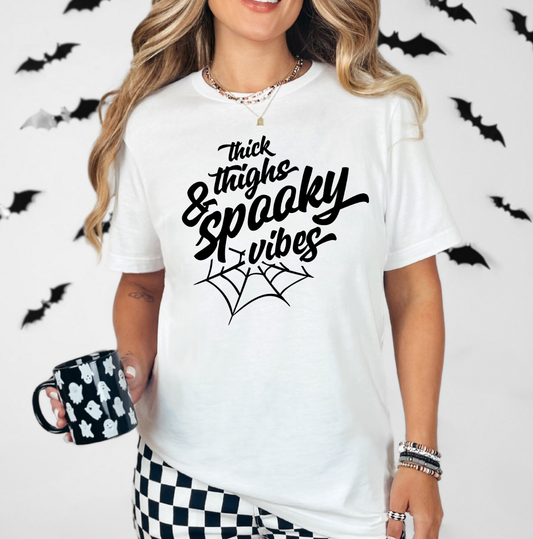 Thick Thighs & Spooky Vibes Shirt