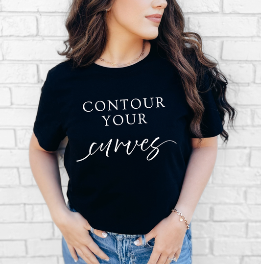 Contour Your Curves Minimalist T-Shirt