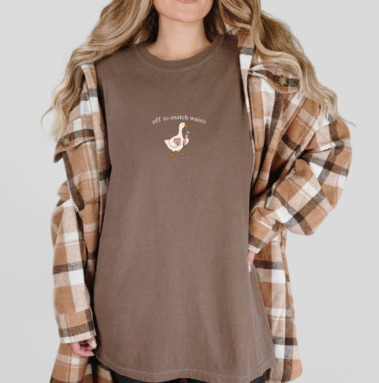 Off To Snatch Waists Funny Goose T-Shirt