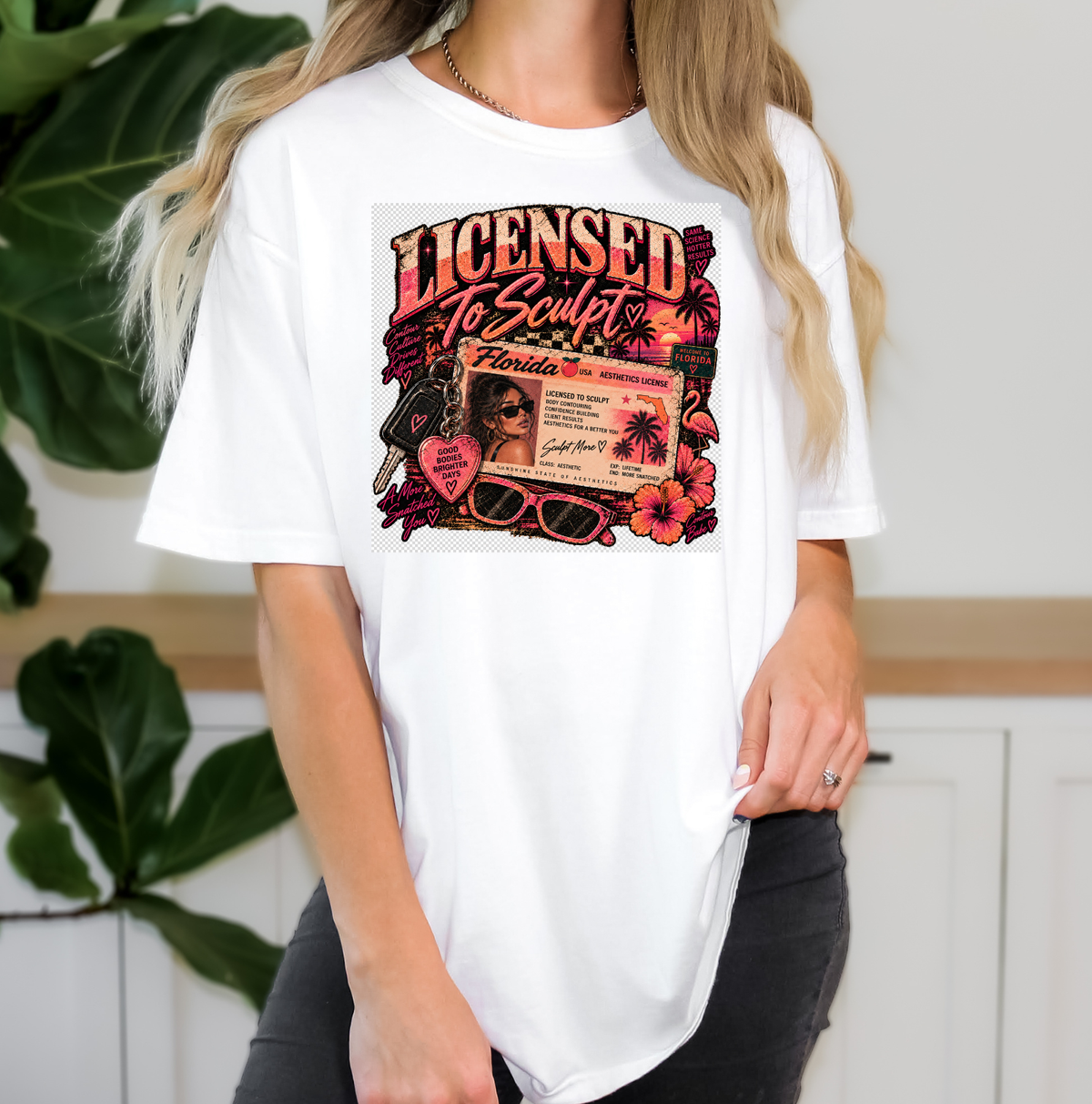 Licensed to Sculpt Florida Body Contouring Tee