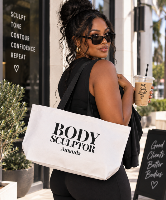 Personalized Body Sculptor Canvas Weekender Bag