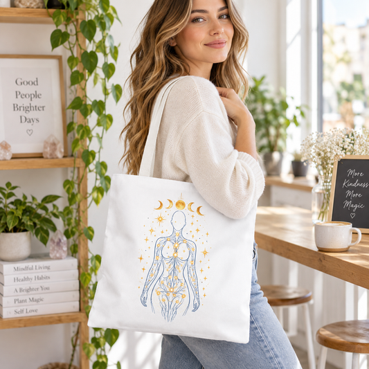 Celestial Energy Body Tote Bag