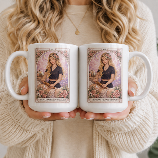 The Wood Therapy Specialist Mug Blonde Doll - 15oz (Tarot Collection)