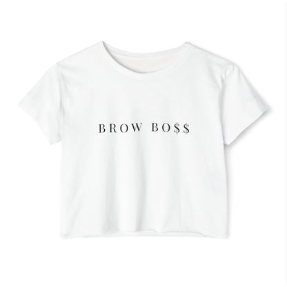 Brow Bo$$ Crop Top