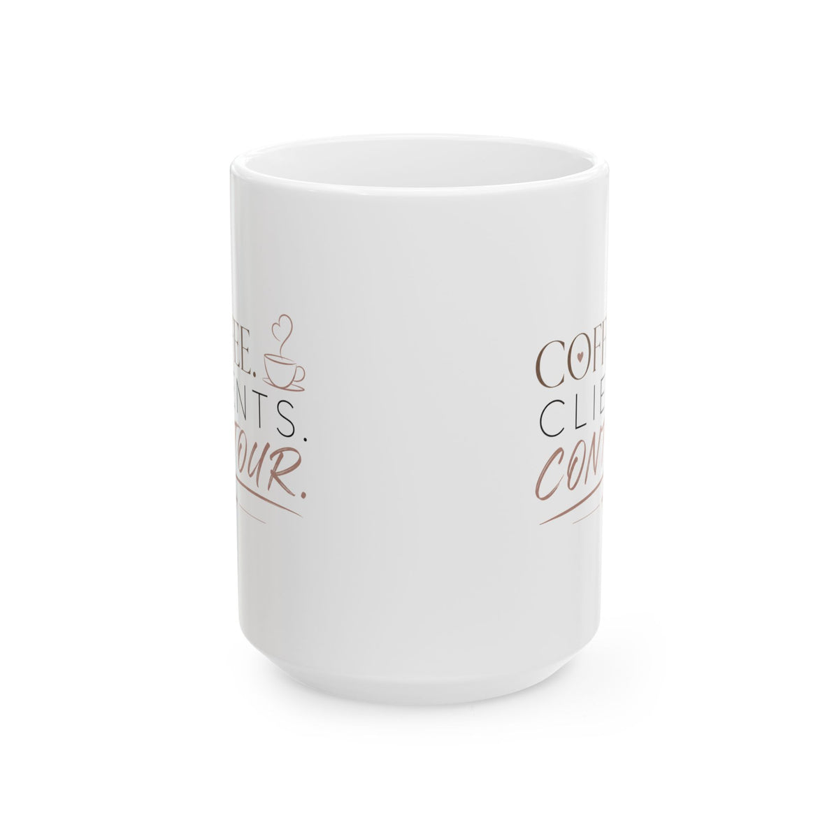 Coffee, Clients, Contour Mug