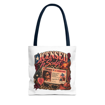 Licensed to Sculpt Texas Tote Bag