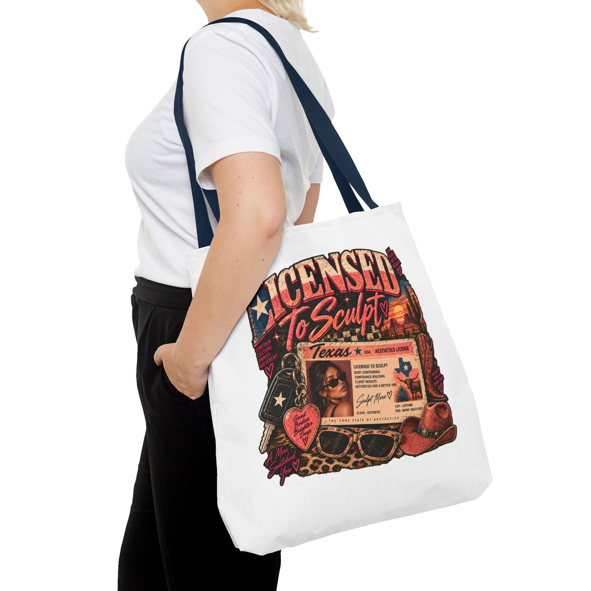 Licensed to Sculpt Texas Tote Bag