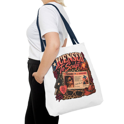 Licensed to Sculpt Texas Tote Bag