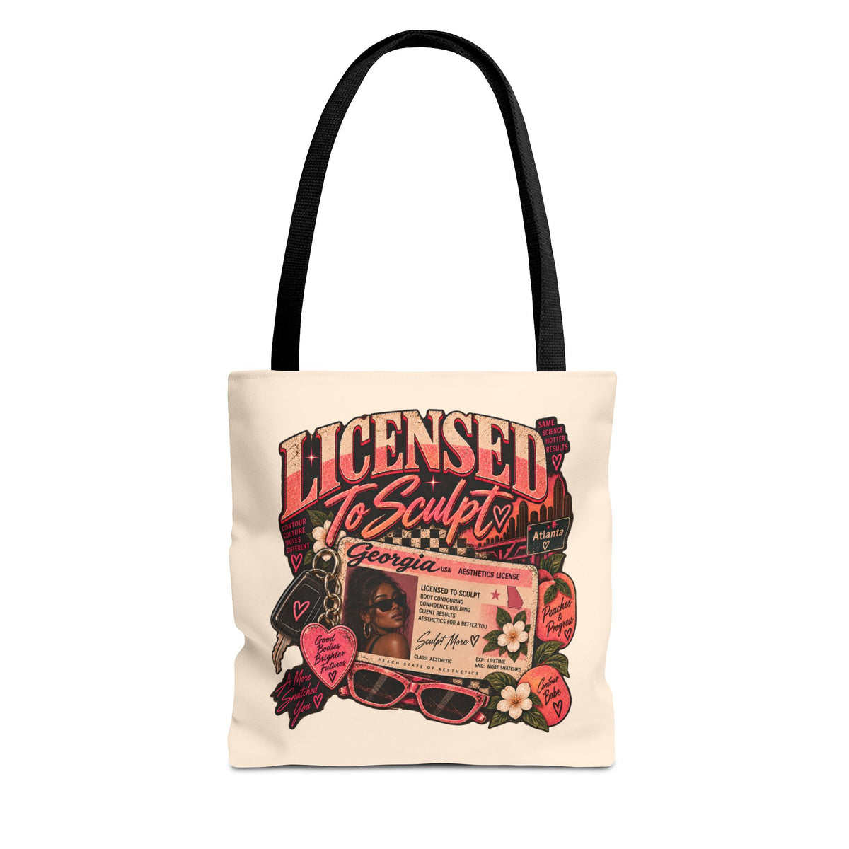 Licensed to Sculpt Georgia Tote Bag