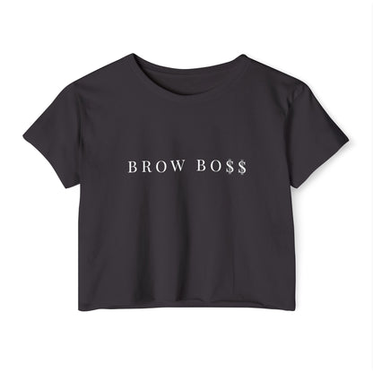 Brow Bo$$ Crop Top