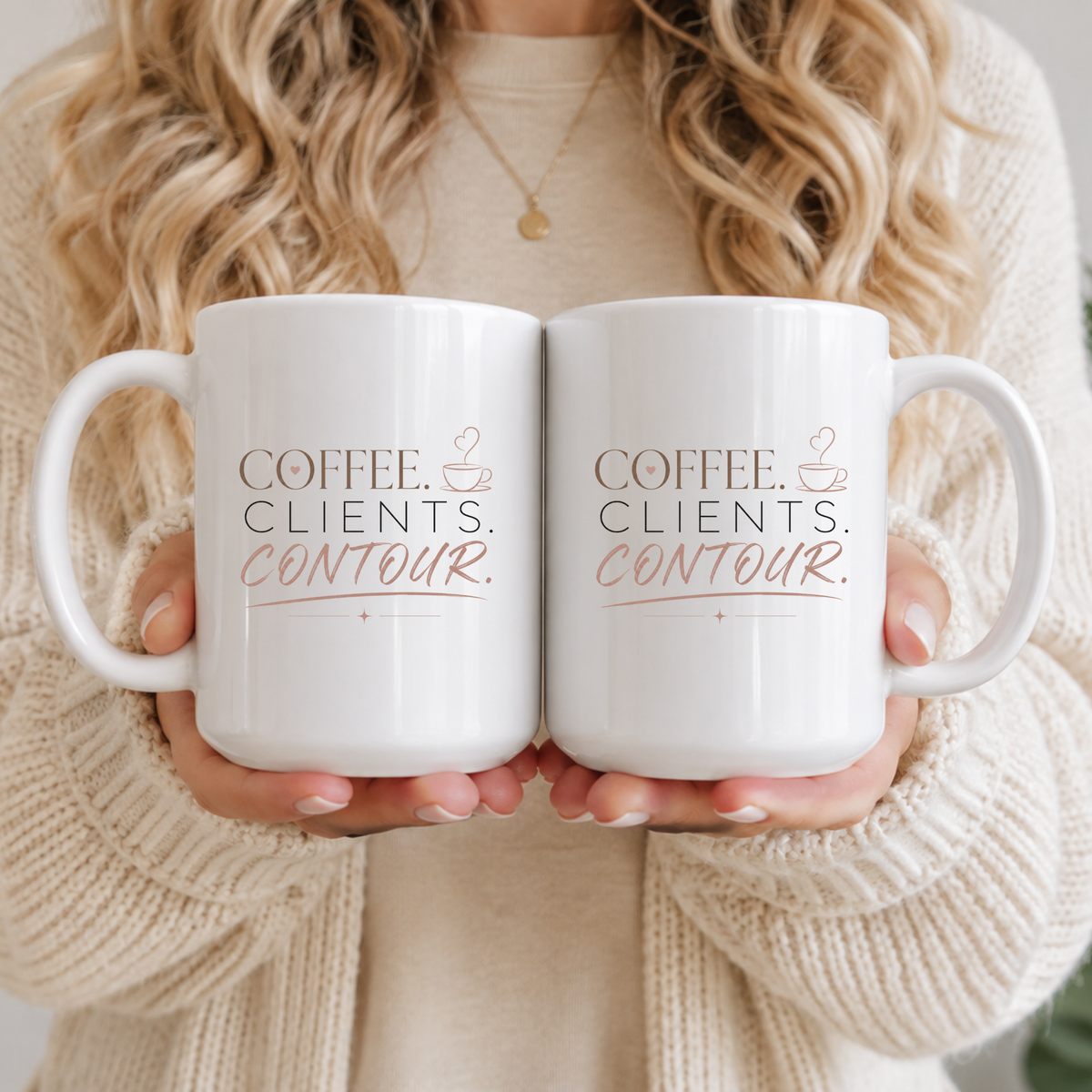Coffee, Clients, Contour Mug
