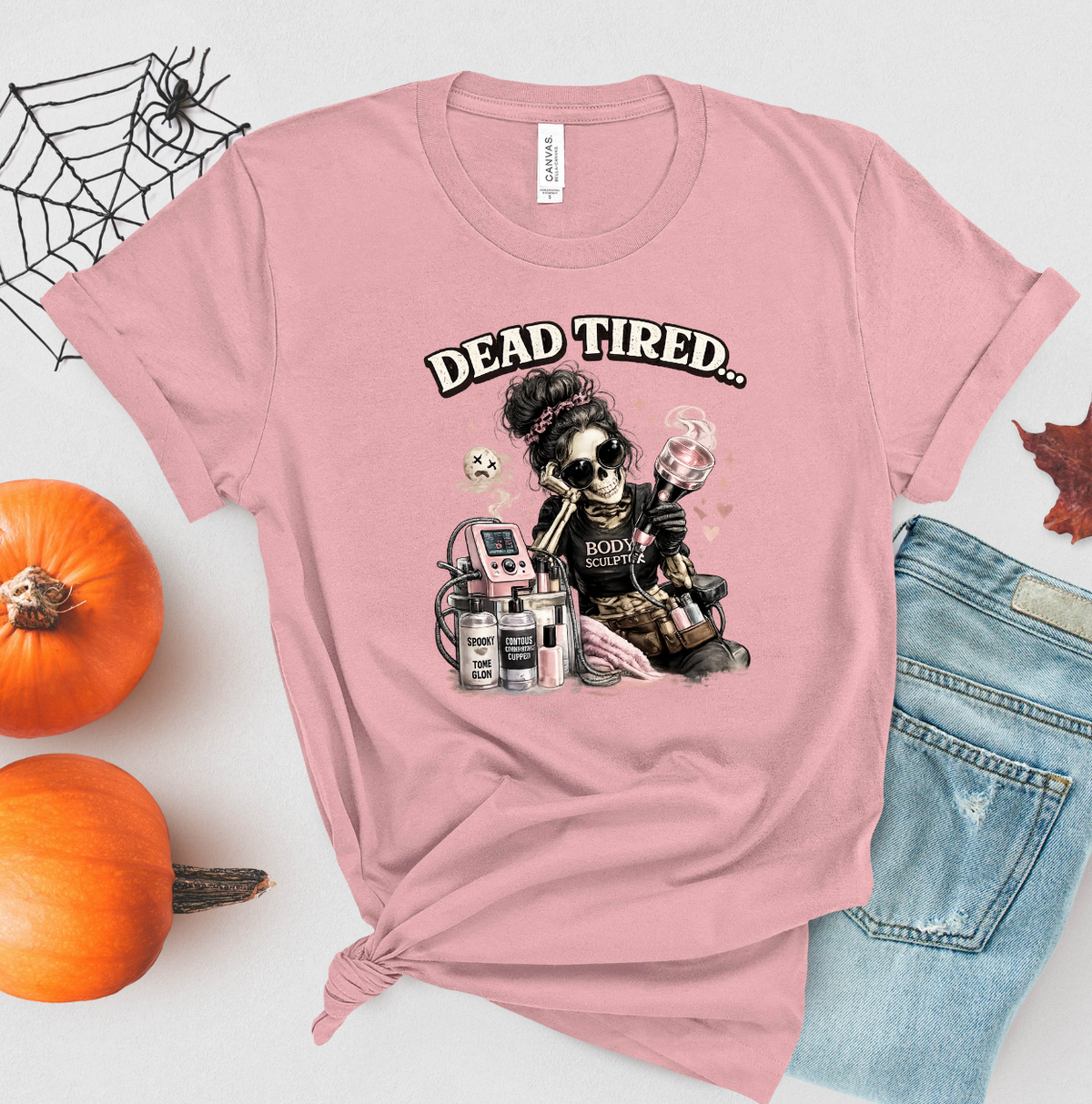 Dead Tired Body Sculptor Halloween T-Shirt