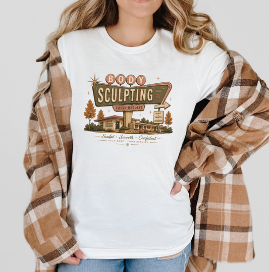 Body Sculpting Co. Retro Motel Sign T-Shirt