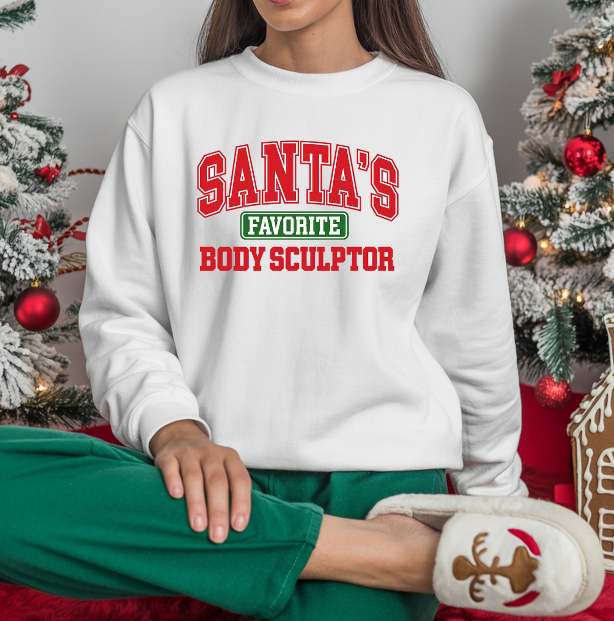 Santa’s Favorite Body Sculptor Sweatshirt