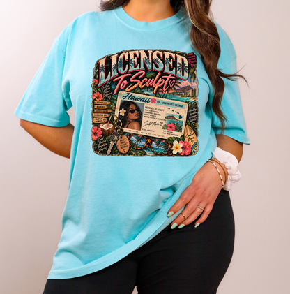Licensed to Sculpt Hawaii Body Contouring Tee