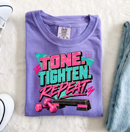 Tone Tighten Repeat Body Contouring Tee