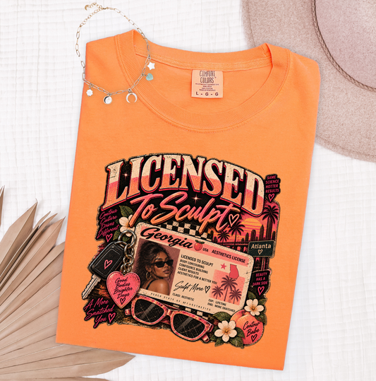 Licensed to Sculpt Georgia Body Contouring Tee