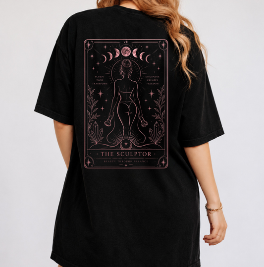 The Sculptor Moon Phase Tarot Body Contouring Shirt