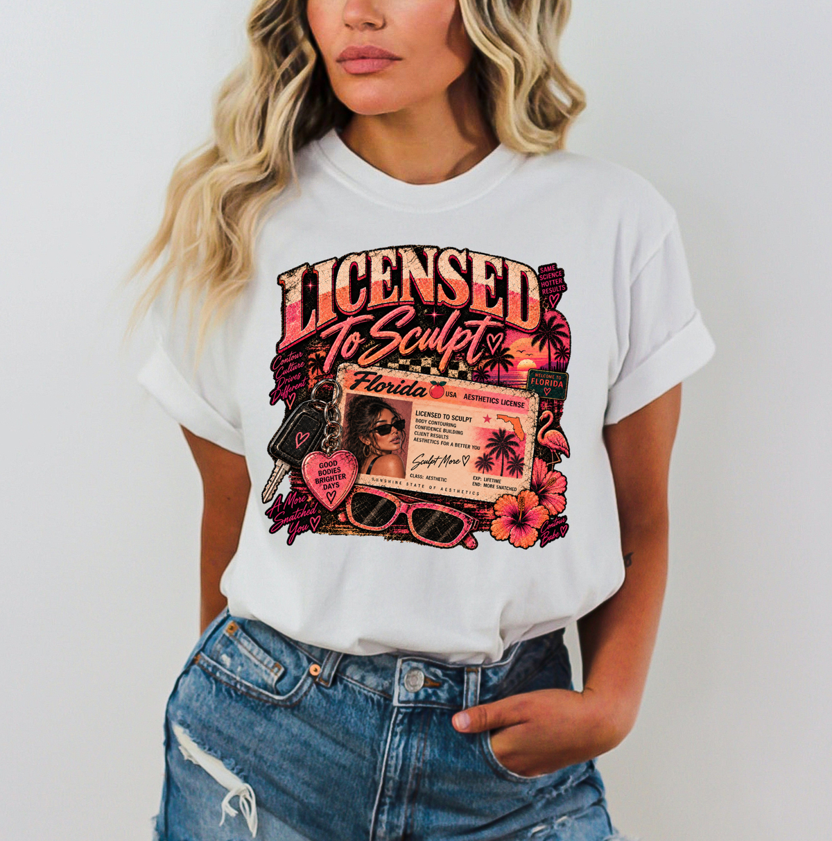 Licensed to Sculpt Florida Body Contouring Tee