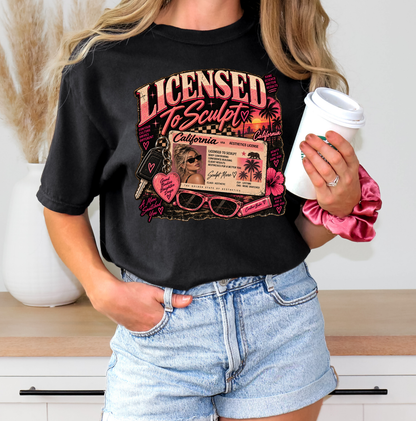 Licensed to Sculpt California Body Contouring Tee