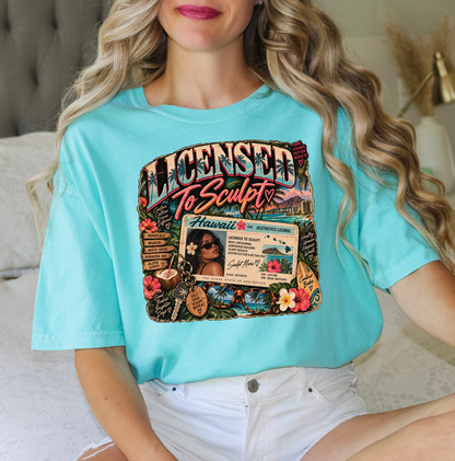 Licensed to Sculpt Hawaii Body Contouring Tee