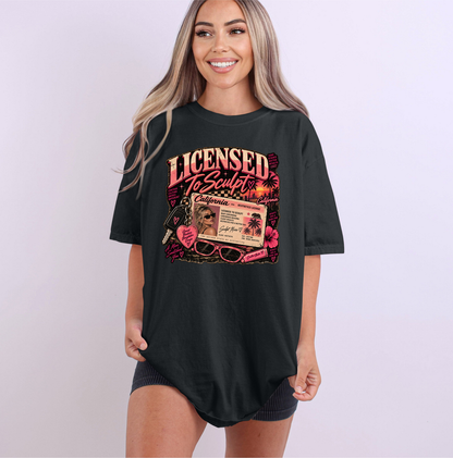 Licensed to Sculpt California Body Contouring Tee