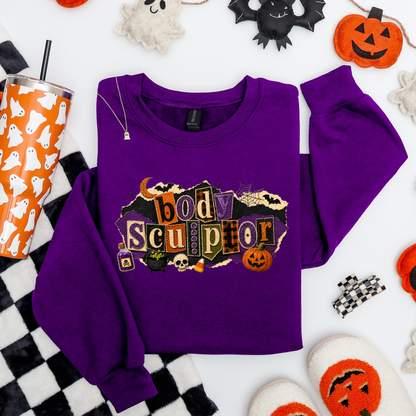 Spooky Body Sculptor Halloween Sweatshirt